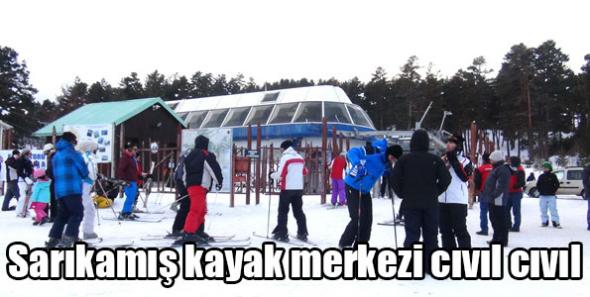 Sarıkamış kayak merkezi cıvıl cıvıl