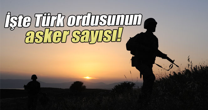 TSK personel sayısını açıkladı