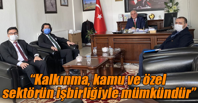 Taşdemir, “Kalkınma, kamu ve özel sektörün işbirliğiyle mümkündür”