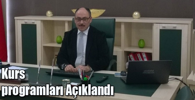Kurs programları Açıklandı