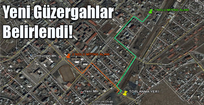 Yeni Güzergahlar Belirlendi!