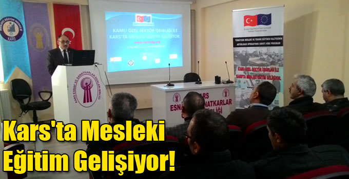 Kars'ta Mesleki Eğitim Gelişiyor!