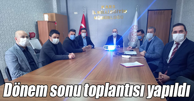 Dönem sonu toplantısı yapıldı