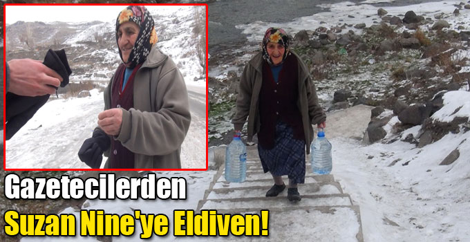 Gazetecilerden Suzan Nine'ye Eldiven!