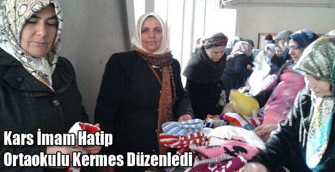 Kars İmam Hatip Ortaokulu Kermes Düzenledi