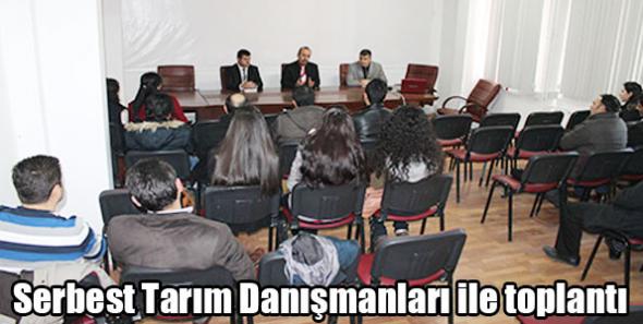 Serbest Tarım Danışmanları ile toplantı