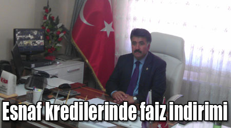 Esnaf kredilerinde faiz indirimi
