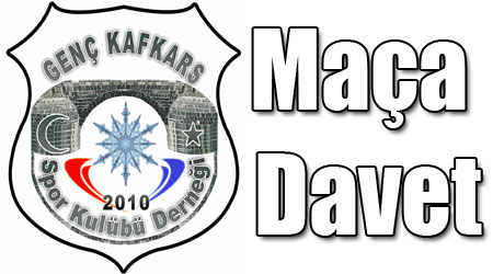 Genç Kafkars Spor’dan Maça Davet