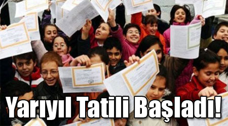 Yarıyıl Tatili Başladı!