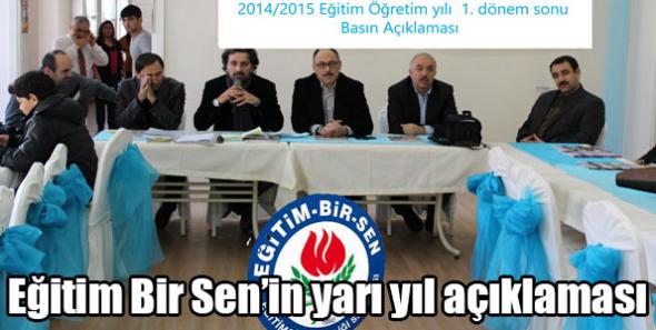 Eğitim Bir Sen’in yarı yıl açıklaması