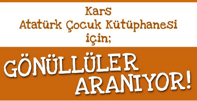 Gönüllüler Aranıyor!