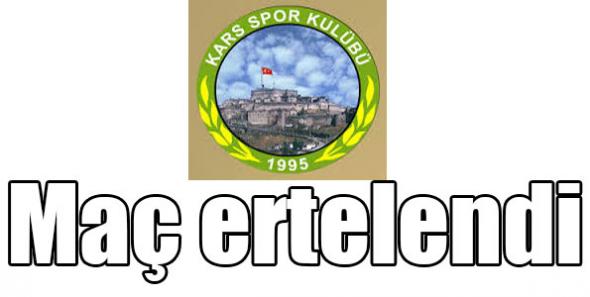 Karsspor-Torulspor karşılaşması Pazartesi gününe ertelendi