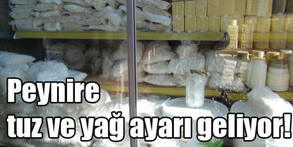 Peynire tuz ve yağ ayarı geliyor!