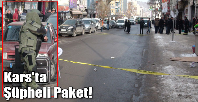 Kars'ta Şüpheli Paket!