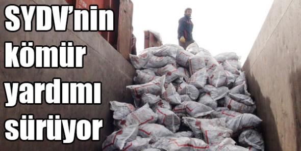 SYDV’nin kömür yardımı sürüyor