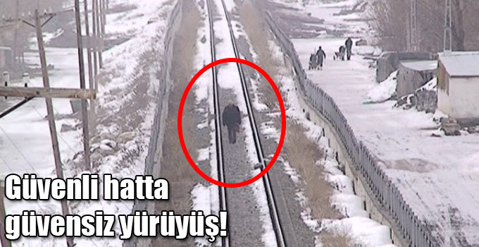 Güvenli hatta güvensiz yürüyüş!