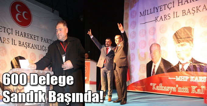 600 Delege Sandık Başında!