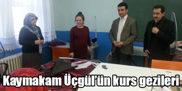 Kaymakam Üçgül’ün kurs gezileri