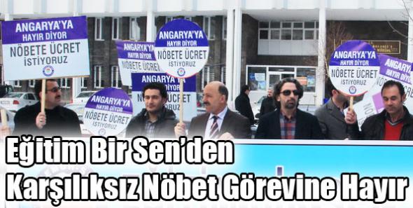 Eğitim Bir Sen’den Karşılıksız Nöbet Görevine Hayır