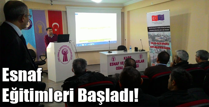 Esnaf Eğitimleri Başladı!