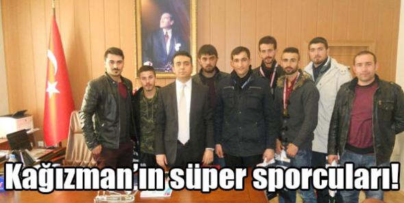 Kağızman’ın süper sporcuları!