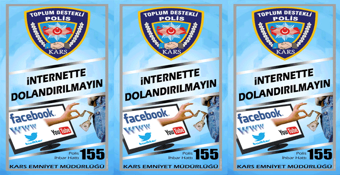 Kars TDP’den “İnternette Dolandırılmayın” uyarısı