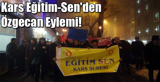 Kars Eğitim-Sen'den Özgecan Eylemi!