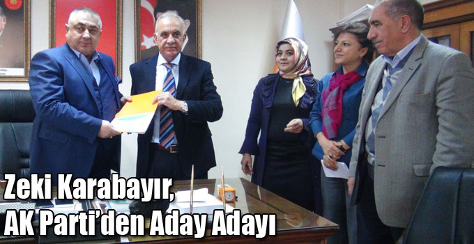 Zeki Karabayır, AK Parti’den Aday Adayı
