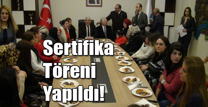 Sertifika Töreni Yapıldı!