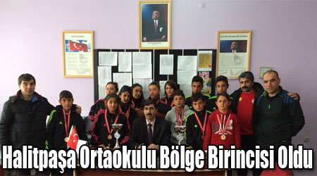 Halitpaşa Ortaokulu Bölge Birincisi Oldu