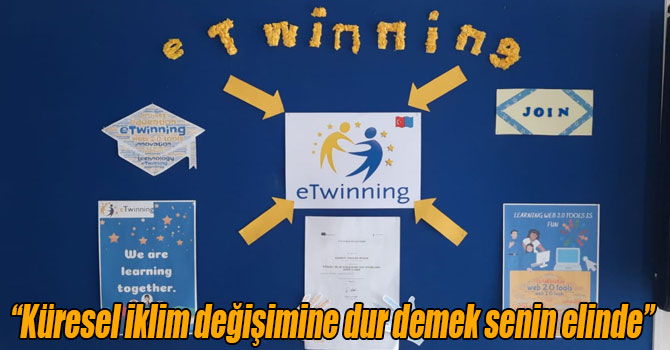 “Küresel iklim değişimine dur demek senin elinde”