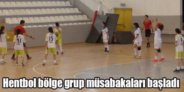 Hentbol bölge grup müsabakaları başladı