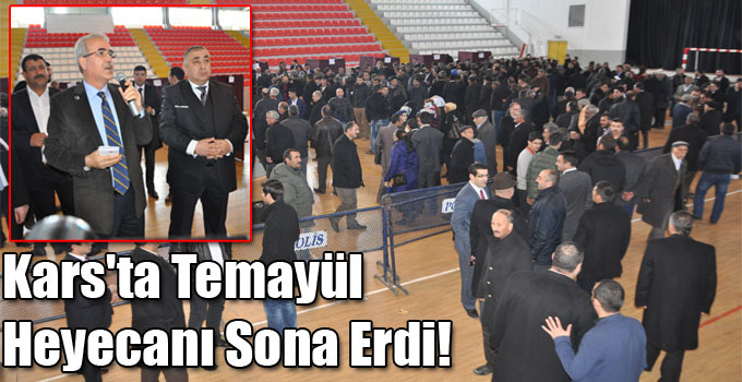 Kars'ta Temayül Heyecanı Sona Erdi!