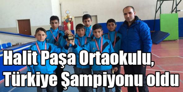 Halit Paşa Ortaokulu, Türkiye Şampiyonu oldu