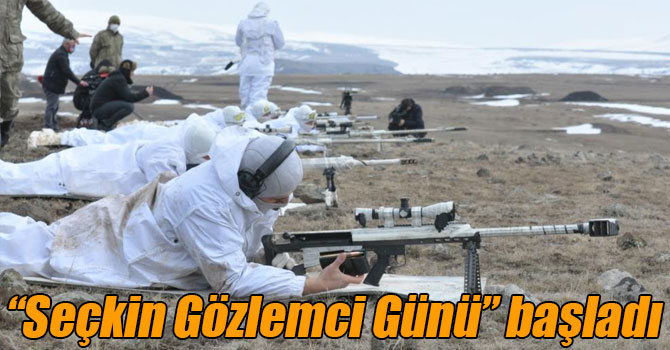 Kış-2021 Tatbikatı “Seçkin Gözlemci Günü” başladı