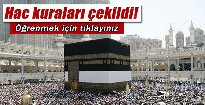 2015 Hac kuraları çekildi