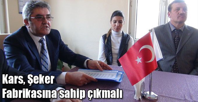 Kars, Şeker Fabrikasına sahip çıkmalı