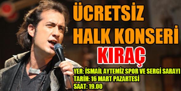 ÜCRETSİZ HALK KONSERİ