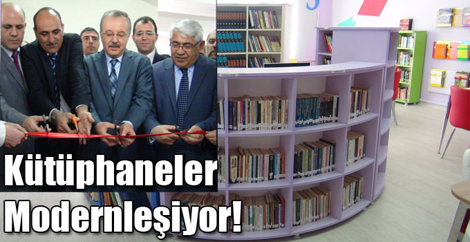 Kütüphaneler Modernleşiyor!