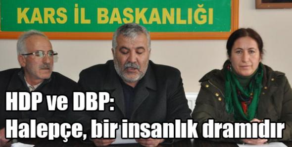 HDP ve DBP: Halepçe, bir insanlık dramıdır