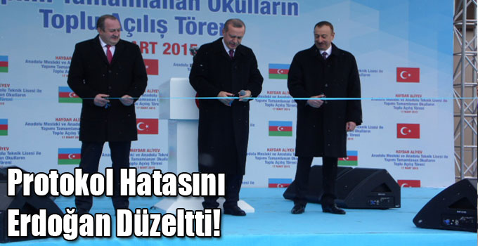 Protokol Hatasını Erdoğan Düzeltti!