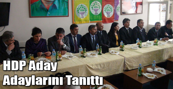 HDP Aday Adaylarını Tanıttı