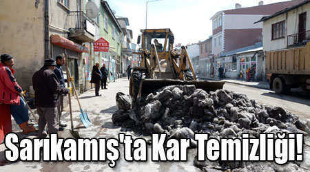 Sarıkamış'ta Kar Temizliği!