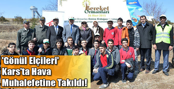 'Gönül Elçileri' Kars'ta Hava Muhalefetine Takıldı!