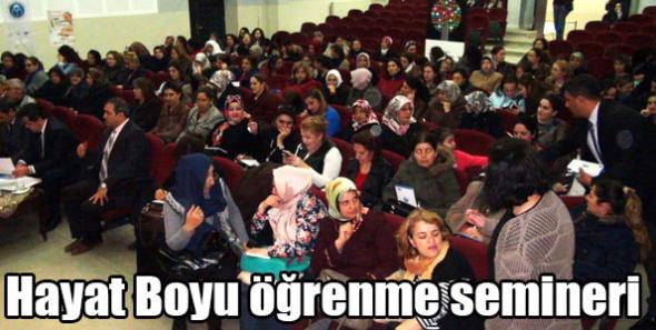 Kars’ta Hayat Boyu öğrenme semineri