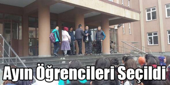 Ayın Öğrencileri Seçildi