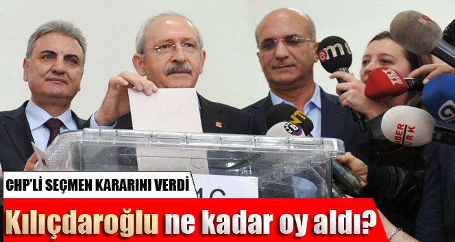Kılıçdaroğlu ne kadar oy aldı?