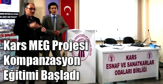 Kars MEG Projesi Kompanzasyon Eğitimi Başladı