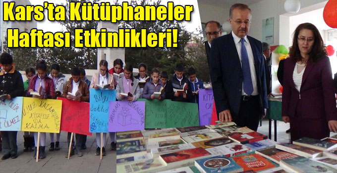 Kars’ta Kütüphaneler Haftası Etkinlikleri!