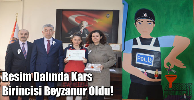 Resim Dalında Kars Birincisi Beyzanur Oldu!